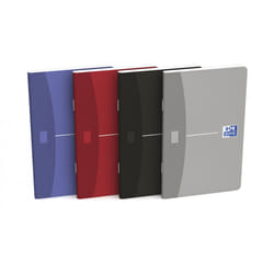 Oxford 100103545 bloc-notes Argent, Bleu, Rouge, Noir