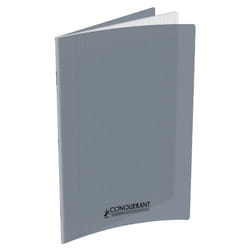 Conquerant Cahiers Polypro bloc-notes 48 feuilles Gris
