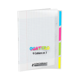 Conquerant 400026555 bloc-notes 140 feuilles Transparent