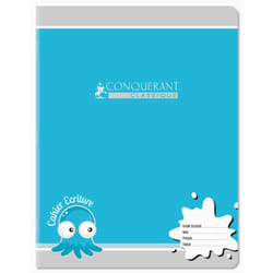 Conquerant 100104473 bloc-notes 32 feuilles Rouge, Vert, Orange, Bleu