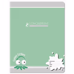 Conquerant 100104473 bloc-notes 32 feuilles Rouge, Vert, Orange, Bleu