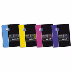Oxford 400037403 bloc-notes A4 Violet, Rose, Jaune, Bleu
