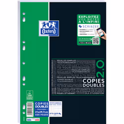 Oxford 400051590 recharge de papier