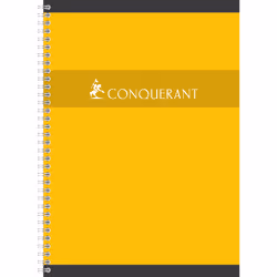 Conquerant 100102398 bloc-notes A4 100 feuilles Rouge, Vert, Jaune, Bleu
