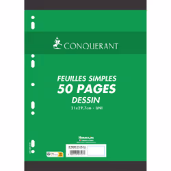 Conquerant 100104532, 50 feuilles, France, 40 pièce(s), 8,3 kg, 430 mm, 300 mm