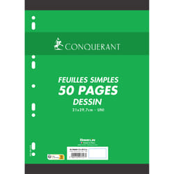 Conquerant 100104532 recharge de papier 210 x 297 mm (A4) 50 feuilles