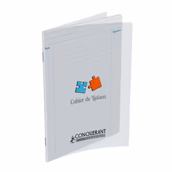 Conquerant 400067936, Image, Transparent, 48 feuilles, 90 g/m², Papier ligné, Couverture souple