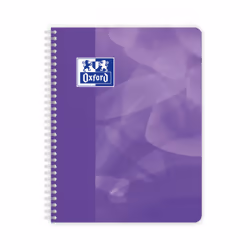 Oxford 400080639 bloc-notes A5 Violet, Rose, Orange, Bleu, Rouge