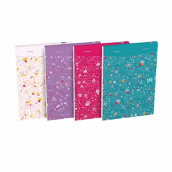 Oxford 400094827, Motif, Couleurs assorties, A6, 80 feuilles, Couverture souple, Adulte