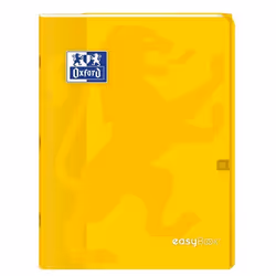 OXFORD - Cahier Easybook agrafé - 21 x 297 cm - 96p seyès - 90g - Jaune