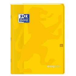 OXFORD - Cahier Easybook agrafé - 21 x 297 cm - 96p seyès - 90g - Jaune