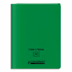 Oxford 400104034, Monochromatique, Vert, 96 feuilles, Papier quadrillé, Universel