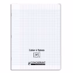 Oxford 400104038, Monochromatique, Blanc, 96 feuilles, 90 g/m², Papier quadrillé, Universel