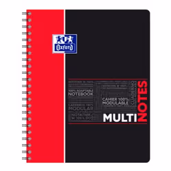 Oxford 400114568 bloc-notes A4+ 80 feuilles Couleurs assorties