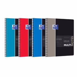 Oxford 400114569, Motif, Couleurs assorties, A4+, 80 feuilles, Brillant, 90 g/m²