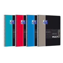 Oxford 400114569 bloc-notes A4+ 80 feuilles Couleurs assorties