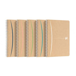Oxford 400141847 bloc-notes A4 90 feuilles Couleurs assorties