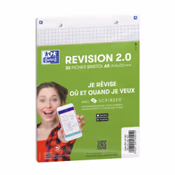 Oxford 400153462, Rectangle, Blanc, PEFC CERT 100%, 148 mm, 210 mm, 246 g
