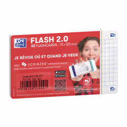 Oxford 400153471, Rectangle, Blanc, PEFC CERT 100%, 75 mm, 125 mm, 74 g