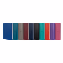 Oxford 400154868, Monochromatique, Bleu, Noir, Gris, Bourgogne, Rouge, Fuchsia, Violet, Turquoise, A5, 160 feuilles, Papier q ...
