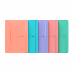 Oxford 400154941 bloc-notes A5 80 feuilles Couleurs assorties