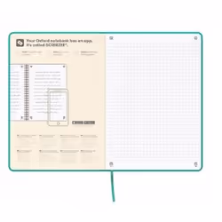 Oxford 400154946 bloc-notes A5 160 feuilles Turquoise - Vue supplémentaire 4