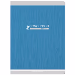Conquerant 400157173, Monochromatique, Couleurs assorties, 96 feuilles, 90 g/m², Couverture souple, Adulte