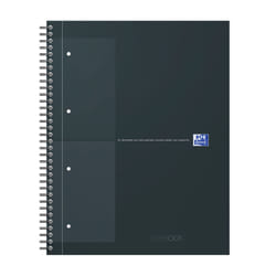 Oxford International bloc-notes A4+ 80 feuilles Noir