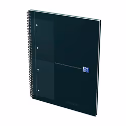 Oxford International bloc-notes A4+ 80 feuilles Noir