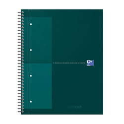 Oxford International bloc-notes A4+ 80 feuilles Vert foncé
