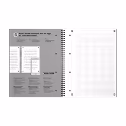 Oxford International bloc-notes A4+ 80 feuilles Vert foncé