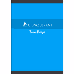 Conquerant 100104079 bloc-notes A4 96 feuilles Rouge, Vert, Jaune, Bleu