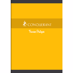 Conquerant 100104079 bloc-notes A4 96 feuilles Rouge, Vert, Jaune, Bleu