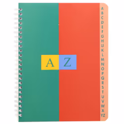 Conquerant 100104862 bloc-notes A5+ 180 feuilles Couleurs assorties