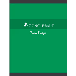 Conquerant 100101662 bloc-notes 96 feuilles Rouge, Vert, Jaune, Bleu