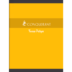 Conquerant 100103646 bloc-notes 120 feuilles Rouge, Vert, Jaune, Bleu