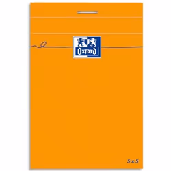 Elba 100106280, Orange, A5, 80 feuilles, 80 g/m², Papier quadrillé