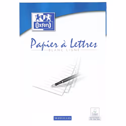 Oxford 100104185, Rectangle, Blanc, 80 g/m², 148 mm, 210 mm, 149 g