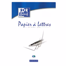 Oxford 100100764, A4 (210x297 mm), Mat, 100 feuilles, 80 g/m², Blanc, 301 g