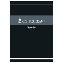 Conquerant 100100929 bloc-notes A4 200 feuilles Gris