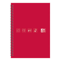 Oxford 100101261 bloc-notes A5 Bleu, Rouge, Noir