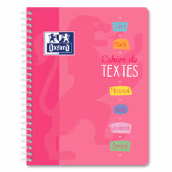Oxford 100102226 bloc-notes Violet, Rose, Orange, Bleu, Vert