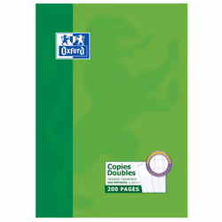 Oxford 100104069, Monochromatique, Vert, A4, Mat, 90 g/m², Universel