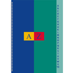 Conquerant 100101022 bloc-notes A4 180 feuilles Couleurs assorties