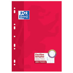 Oxford 100105679 bloc-notes A4 Rouge