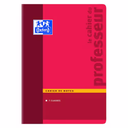 Oxford 100101024, Monochromatique, Bleu, Rouge, A4, Mat, 90 g/m², Universel