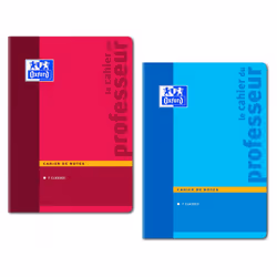 Oxford 100101024 bloc-notes A4 Bleu, Rouge