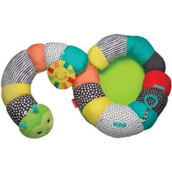 Coussin dactivités 2 en 1 - INFANTINO - Chenille - Hochets amovibles - Mixte