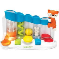 Jouet musical pour bébé - BKIDS - Senso Musik à balle - 4 effets lumineux - 13 effets sonores - 4 instruments
