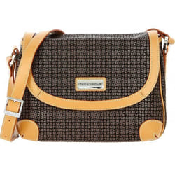 Sac à bandoulière - Fidelio - Tendance - Cuir vachette - Réglable - Fermoir rabat-zip